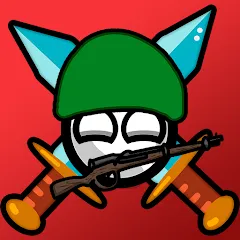 Скачать взлом Countryballs Continental War (Кантриболз Континентальная война)  [МОД Много монет] на Андроид