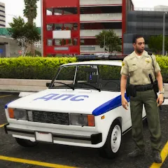 Скачать взлом Police Car Riders: VAZ 2107 [МОД Много денег] на Андроид