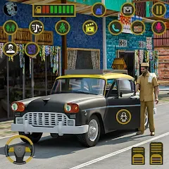 Скачать взлом Indian Taxi Simulator car Game (Индийский такси симулятор автомобиля Игра) [МОД Unlocked] на Андроид
