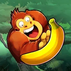 Скачать взлом Banana Kong (Банана Конг)  [МОД Много монет] на Андроид