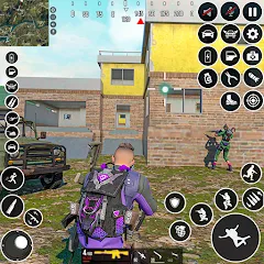 Скачать взлом FPS Encounter Strike Offline (ФПС Энкаунтер Страйк Оффлайн) [МОД Unlocked] на Андроид