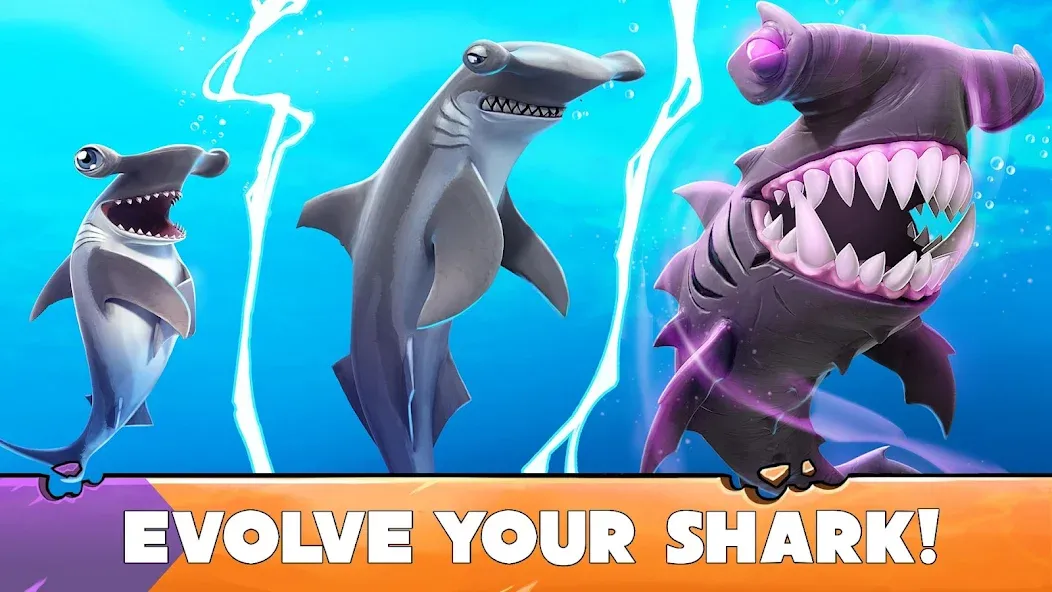 Hungry Shark Evolution (Хангри Шарк Эволюшн)  [МОД Mega Pack] Screenshot 4