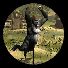Скачать взлом Gorilla Hunter: Hunting games (Горилла Хантер) [МОД Menu] на Андроид