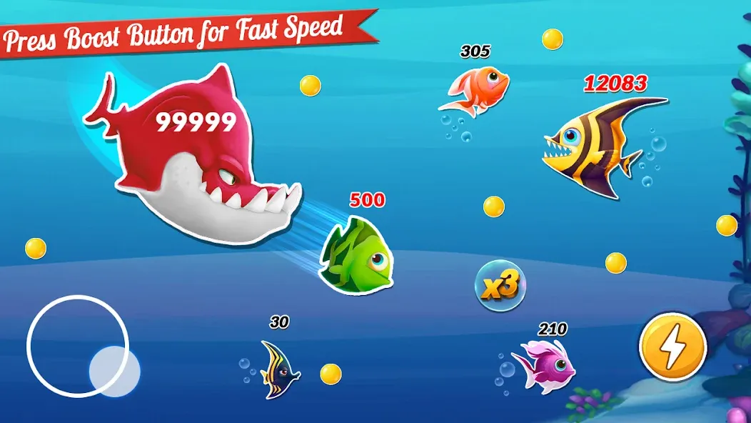 Fish.IO Fish Games Shark Games (Фиш Ай О Фиш Геймс Шарк Геймс)  [МОД Меню] Screenshot 1