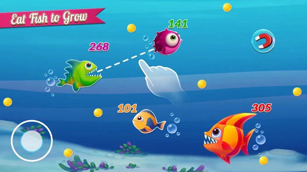 Fish.IO Fish Games Shark Games (Фиш Ай О Фиш Геймс Шарк Геймс)  [МОД Меню] Screenshot 5