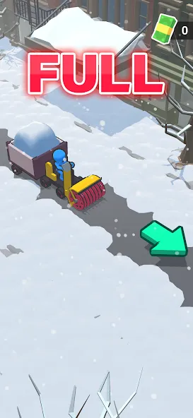 Snow shovelers - simulation (Сноубордисты)  [МОД Много монет] Screenshot 2