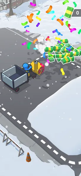 Snow shovelers - simulation (Сноубордисты)  [МОД Много монет] Screenshot 3