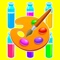 Скачать взлом Sort Paint: Water Sort Puzzle (Сорт Пэйнт) [МОД Все открыто] на Андроид