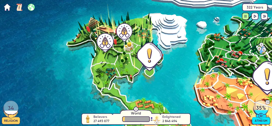 Religion Inc. God Simulator (Релиджн Инк)  [МОД Меню] Screenshot 3