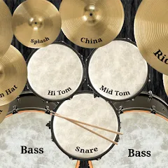 Скачать взлом Drum kit (Drums) free [МОД Menu] на Андроид