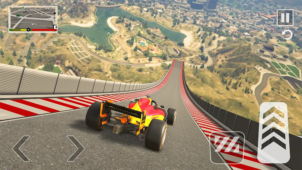 Formula Car Stunt - Car Games (Формула автомобиль трюк)  [МОД Много денег] Screenshot 3
