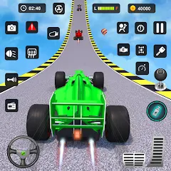 Скачать взлом Formula Car Stunt - Car Games (Формула автомобиль трюк)  [МОД Много денег] на Андроид