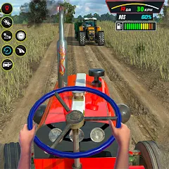 Скачать взлом Farming Tractor Game Simulator (Фарминг Трактор Игра Симулятор) [МОД Много монет] на Андроид