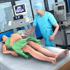 Скачать взлом Pregnant Games Mommy Simulator  [МОД Много монет] на Андроид