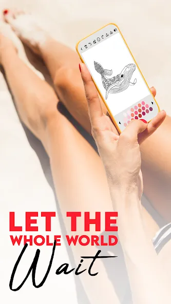 Coloring for adults offline  [МОД Mega Pack] Screenshot 1