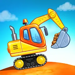 Скачать взлом Kids truck games Build a house [МОД Menu] на Андроид