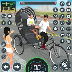 Скачать взлом BMX Cycle Games 3D Cycle Race (игры на велосипеде 3D гонка)  [МОД Mega Pack] на Андроид