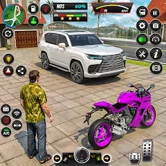 Скачать взлом GT Bike Racing Game Moto Stunt (ДжиТи Байк Рейсинг Гейм Мото Стант)  [МОД Menu] на Андроид