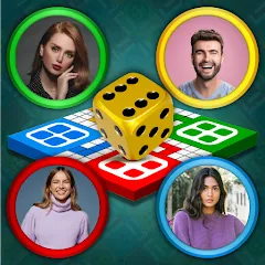 Скачать взлом Multiplayer Dice Ludo Games (Мультиплеер Дайс Лудо Игры)  [МОД Много монет] на Андроид