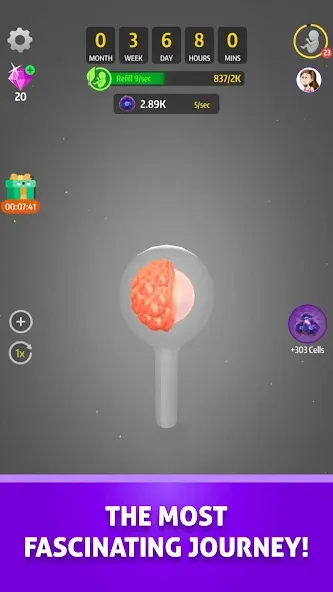 Idle 9 Months (Айдл 9 месяцев)  [МОД Меню] Screenshot 2