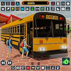 Скачать взлом School Bus 3d : City Bus Games (Школьный автобус симулятор игры на автобусе)  [МОД Бесконечные деньги] на Андроид