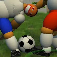 Скачать взлом Goofball Goals Soccer Game 3D (Гуфбол Голз Соккер Гейм 3Д)  [МОД Все открыто] на Андроид