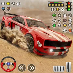 Скачать взлом Real Rally Drift & Rally Race (Риал Ралли)  [МОД Бесконечные монеты] на Андроид