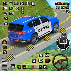 Скачать взлом Police Car Driving School Game (Полицейская школа вождения автомобилей)  [МОД Бесконечные монеты] на Андроид