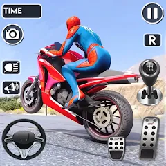 Скачать взлом Spider Bike Stunt 3D Mega Ramp [МОД Меню] на Андроид