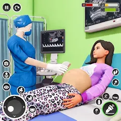 Скачать взлом Pregnant Mom Simulator Games [МОД Бесконечные деньги] на Андроид