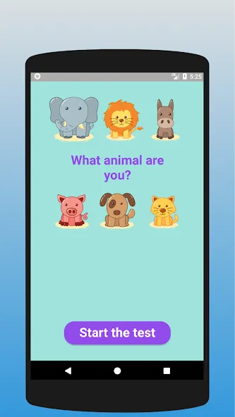 What animal are you? Test  [МОД Много монет] Screenshot 1