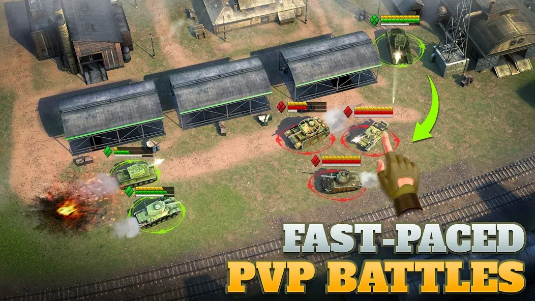 Tanks Charge: Online PvP Arena (Танковая атака)  [МОД Меню] Screenshot 3