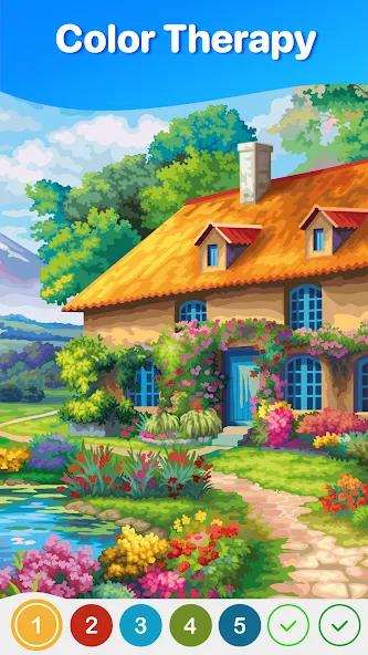 Hey Color Paint by Number Art  [МОД Меню] Screenshot 1