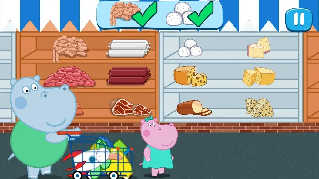 Kids Supermarket: Shopping  [МОД Menu] Screenshot 3