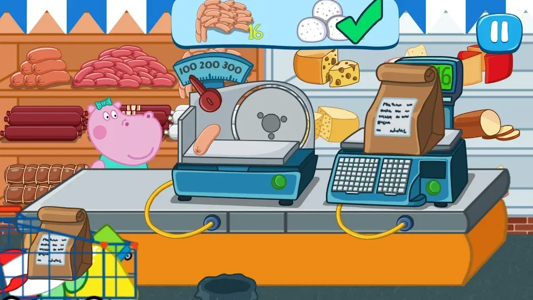 Kids Supermarket: Shopping  [МОД Menu] Screenshot 4