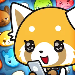 Скачать взлом Aggretsuko : Match 3 Puzzle (Аггретсуко) [МОД Mega Pack] на Андроид
