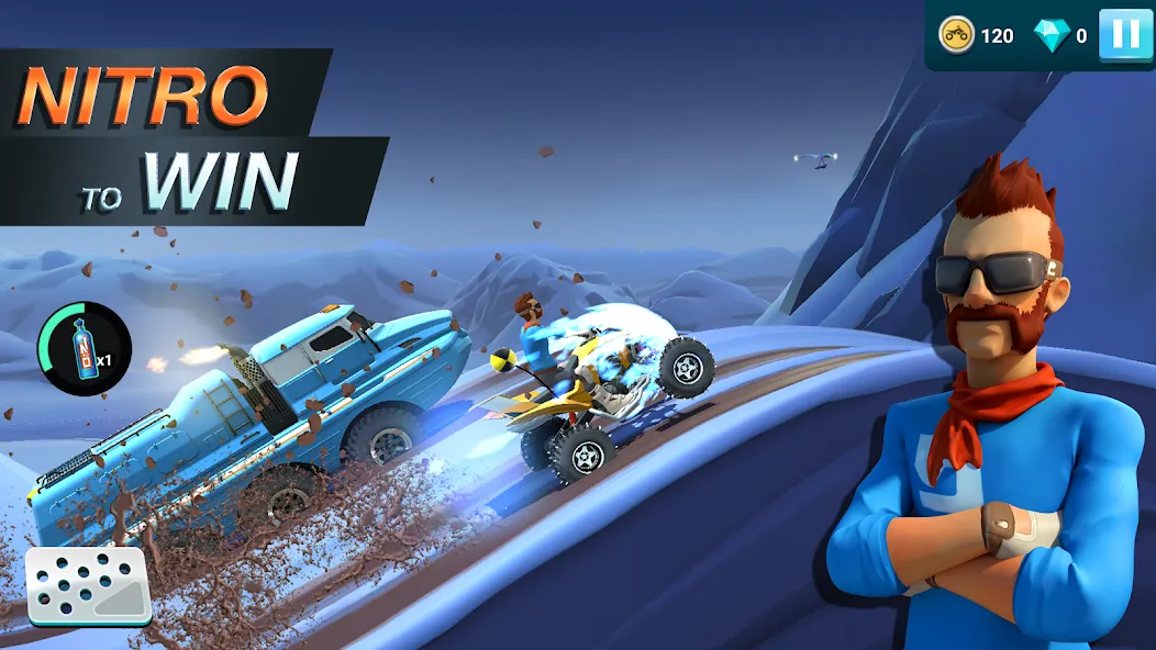 MMX Hill Dash 2 – Offroad Truc (ММХ Хилл Даш 2)  [МОД Menu] Screenshot 3