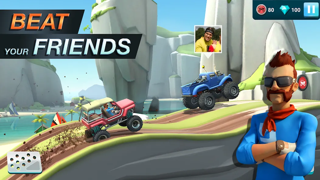 MMX Hill Dash 2 – Offroad Truc (ММХ Хилл Даш 2)  [МОД Menu] Screenshot 4