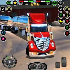 Скачать взлом US Truck Driving Cargo Game 3D (Американский грузовик водителя) [МОД Бесконечные монеты] на Андроид
