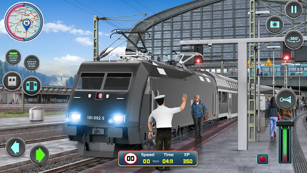 City Train Driver- Train Games  [МОД Menu] Screenshot 1