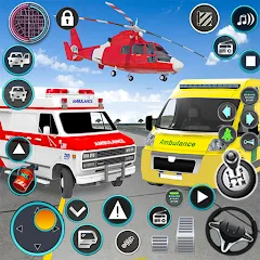 Скачать взлом Heli Ambulance Simulator Game [МОД Меню] на Андроид