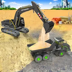 Скачать взлом Sand Excavator Simulator Games [МОД Много денег] на Андроид