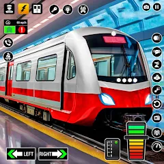 Скачать взлом City Train Games Driver Sim 3D [МОД Много монет] на Андроид