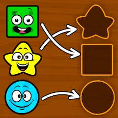 Скачать взлом Shapes & Colors Games for Kids [МОД Unlimited Money] на Андроид