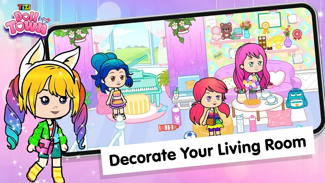 Tizi Town: Doll Dress Up Games  [МОД Unlocked] Screenshot 4