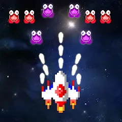 Скачать взлом Galaxiga Retro Arcade Action (Галаксига Ретро Аркейд Экшн)  [МОД Много денег] на Андроид