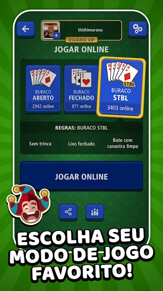 Buraco Jogatina: Card Games (Бурако Жогатина)  [МОД Бесконечные деньги] Screenshot 3