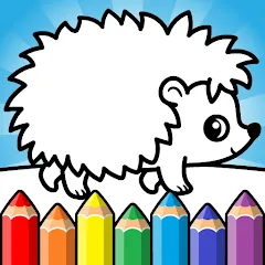 Скачать взлом Easy coloring book for kids [МОД Все открыто] на Андроид