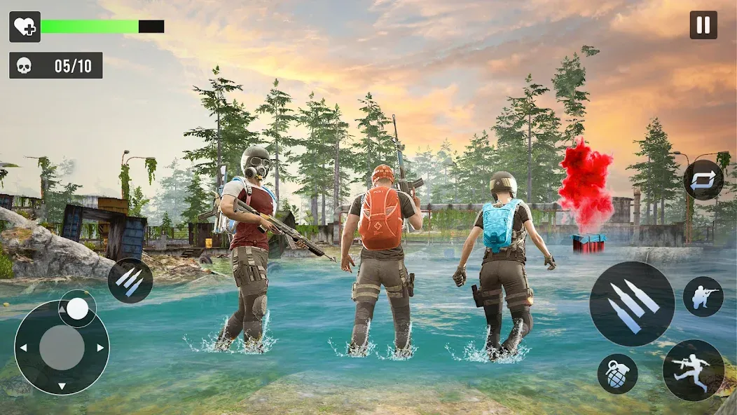 Gun Games - FPS Shooting Games (ФПС офлайн игры по стрельбе из пистолета)  [МОД Много монет] Screenshot 4