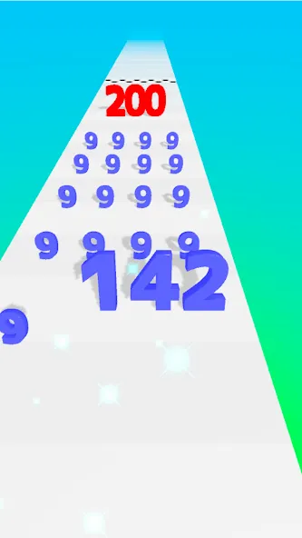 Number Master: Run and merge (Намбер Мастер)  [МОД Меню] Screenshot 2